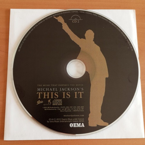Michael Jackson This Is It CD 2 like new