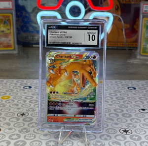 2023 Charizard VSTAR #19 Pokemon Crown Zenith CGC 10