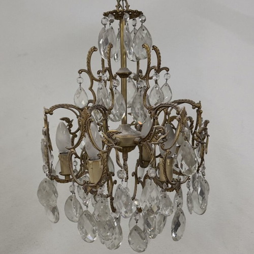 Crystal chandeliers Czech style, set