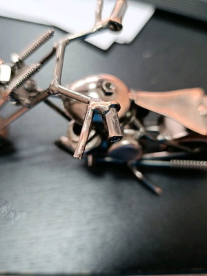 Decorative handmade motorcycle like new