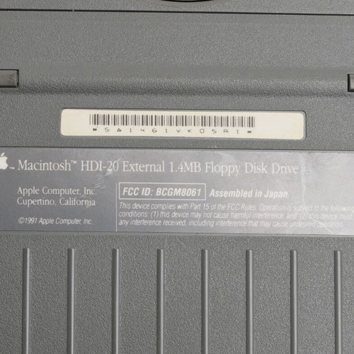 Apple PowerBook 180 laptop used with charger and floppy drive