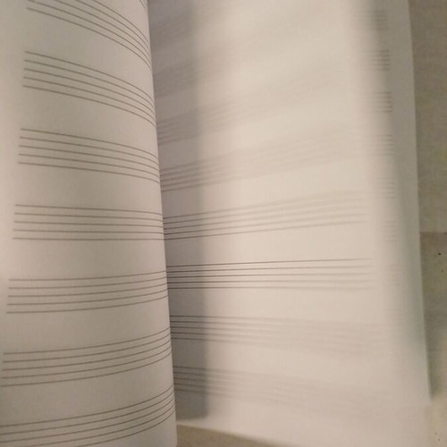 Music notebook new A4 40 pages