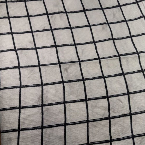 Scarf used 140x140cm black and white