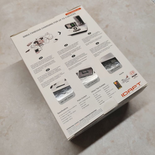 Idapt i4 Universal Charging Station Adapter with 6 Tips, new