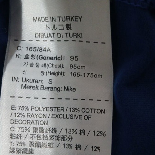 Nike men's t-shirt like new, blue, size S