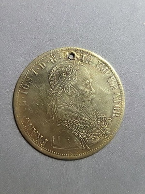Νόμισμα δουκάτο μεταχειρισμένο, μεγάλο, σαν μετάλλιο, όχι χρυσό
