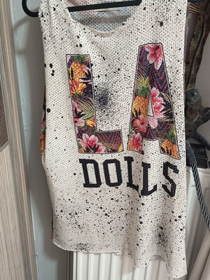 L.A Dolls blouse new, one size