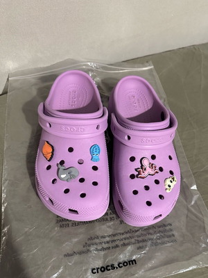 Crocs Classic Platform Clog νέα, μωβ, νούμερα 36-37 με jibbitz
