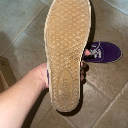 Canvas shoes like new, size 39, purple