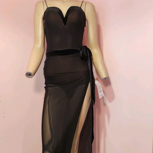 Danceandsway dance dress new black code 2162