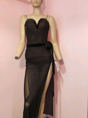 Danceandsway dance dress new black code 2162