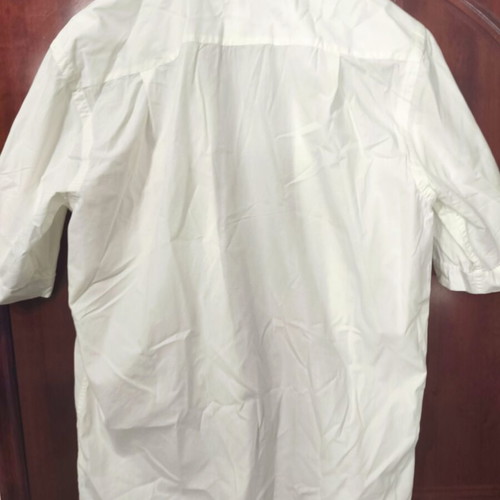 Burberry short sleeve shirt size 39 like new, white cotton