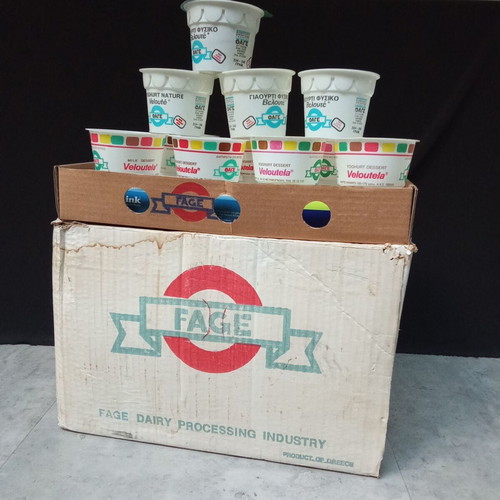 Fage Veloutela Vintage Yogurt Packaging Used From 1980s