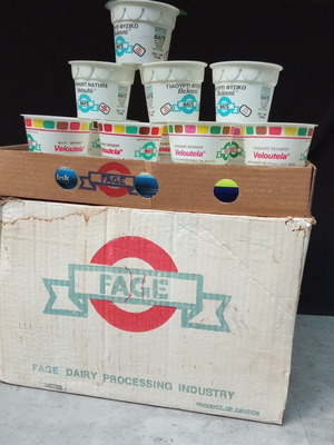 Fage Veloutela Vintage Yogurt Packaging Used From 1980s