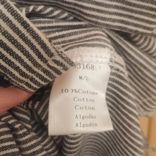Striped shirt used, cotton, size M/L by Shop And Co