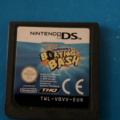 SpongeBob Boating Bash Nintendo DS like new without box