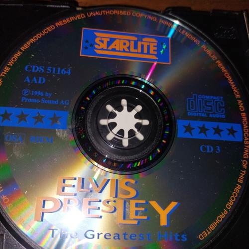 Elvis Presley Greatest Hits CD like new, rock