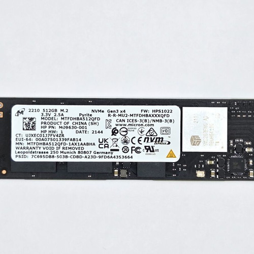 Micron 512GB NVMe M.2 2210 Gen3x4 SSD σαν καινούργιο