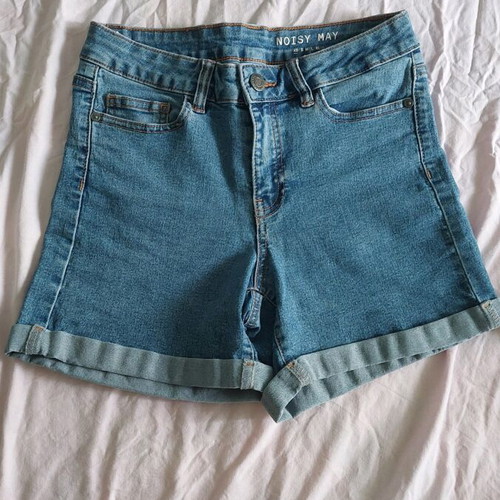 Noisy May blue shorts like new, size XS