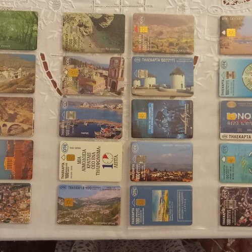 Pack of 120 different phone cards, 1994-2004