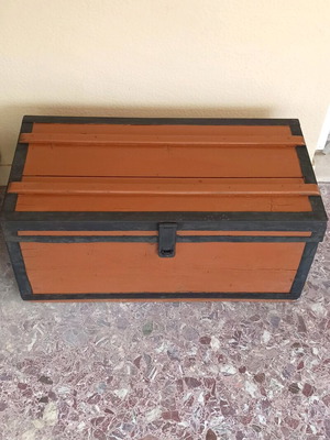 Μπαούλο ξύλινο μεταχειρισμένο vintage 1960