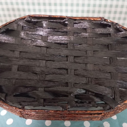 Wooden basket with handles like new
