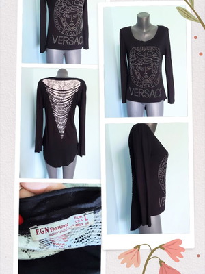 Γυναικεία τουνίκ EGN Fashion με δαντέλα στην πλάτη και διακοσμήσεις
