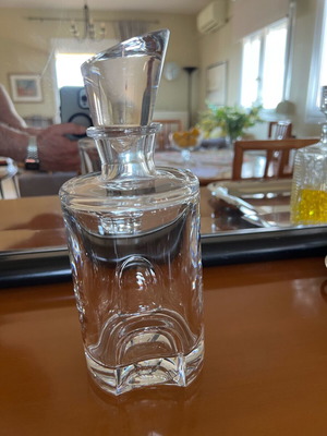 Bohemia Crystal Torneo Carafe 550ml used, modern design