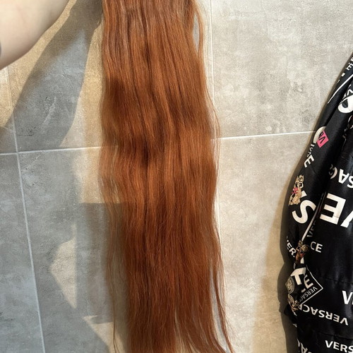 Ginger Hair Ponytail 75 cm, 150g, like new
