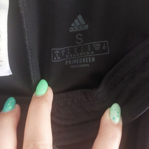 Adidas sports pants size S like new, black and white