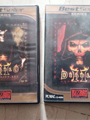 Diablo 2 and Diablo 2 Lord of Destruction PC like new, with cd key