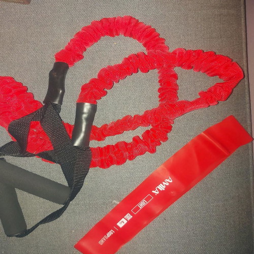 Fitness set with resistance band and TRX new