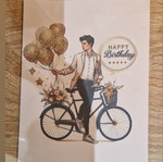 Birthday greeting card handmade new
