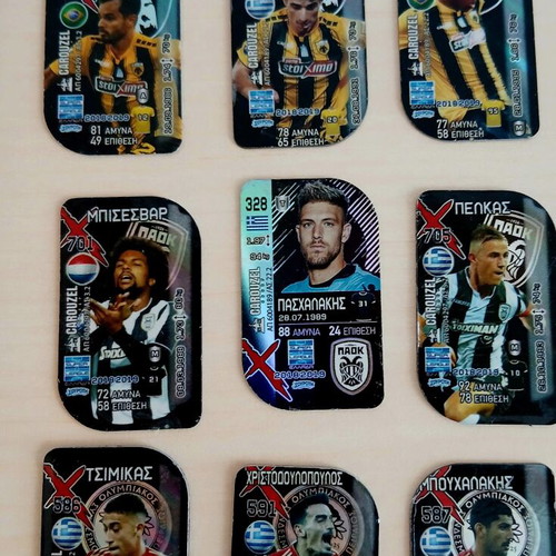 Greek Super League 2018-2019 Football Tags set