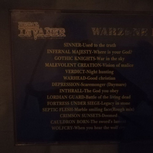 Warzone III CD used, metal