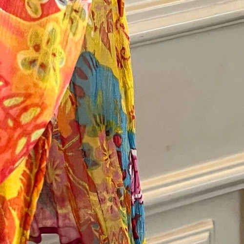 Kaftan Alexi Andriotti size large used, multicolor