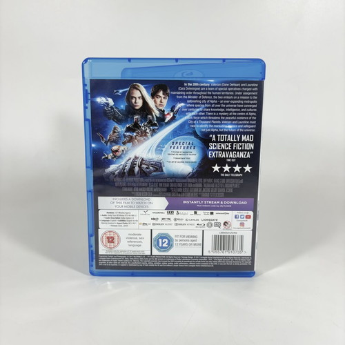 Valerian and the City of a Thousand Planets Blu-ray like new with English subtitles