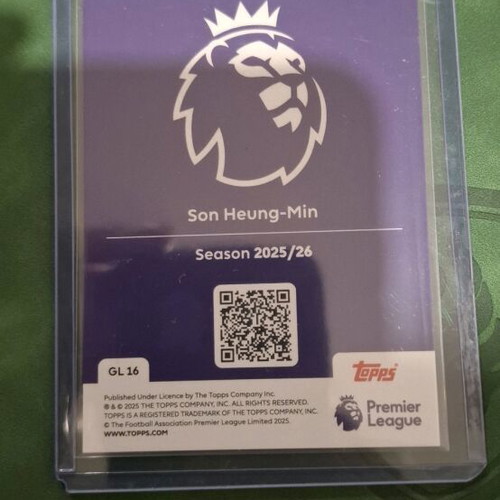 2025-26 Topps Premier League Soccer Son Heung-Min Gold Lion new