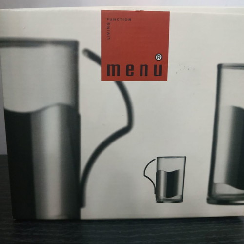 Menu tea glasses made of stainless steel new, set of 2