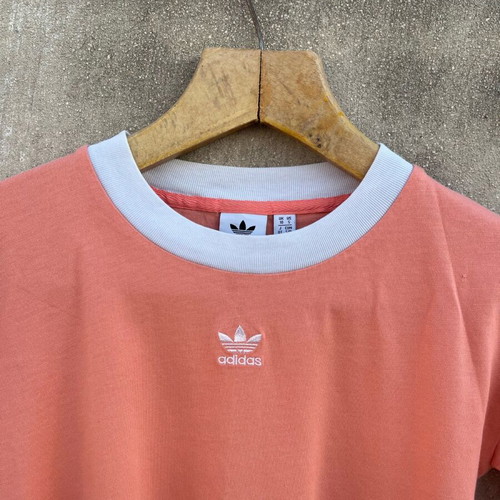 Adidas shirt used, orange, size S-M