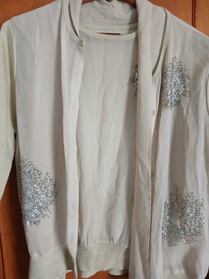 Zara beige shirt like new, size L