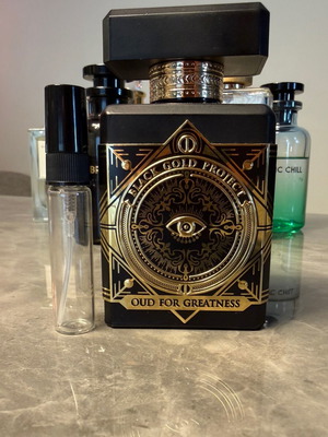 Initio Oud For Greatness 3 ml decant new, authentic eau de parfum