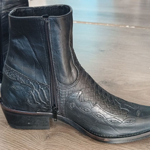 Commanchero Original Cowboy Boots New Black Size 40
