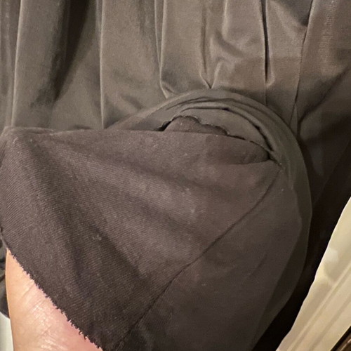 24 Colours midi skirt with black layers used, size 36-38