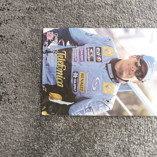 Moby/FiSichella double-sided poster like new