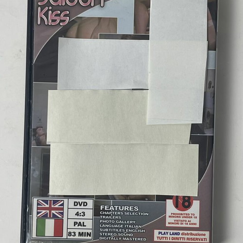 Saloon Kiss DVD Joe D’Amato film used, Play Land adult collector edition