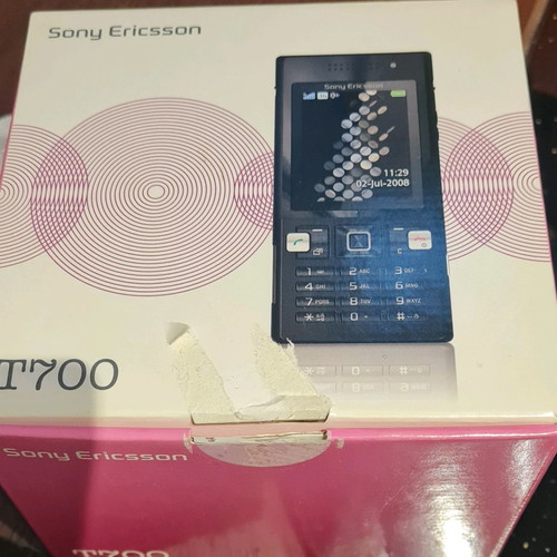 The classic Sony Ericsson T700, fully functional in its box