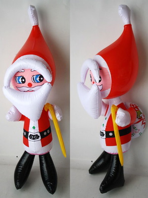 Vintage 80's Inflatable Santa Claus 58cm new
