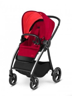 GB CYBEX Maris 2 καρότσι με πορτ μπεμπέ σε κόκκινο και μαύρο