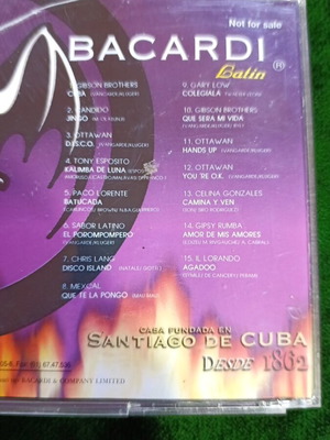 Bacardi Latin CD released in 1998